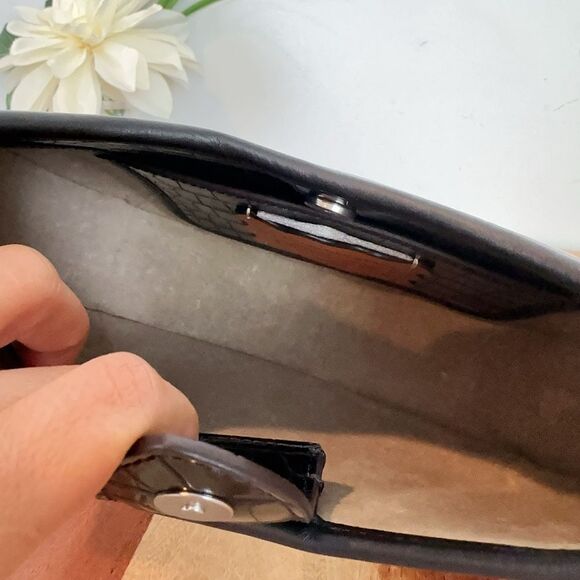 NWT Coach Ergo Bag In Croc Embossed Coachtopia Leather - Picture 6 of 7